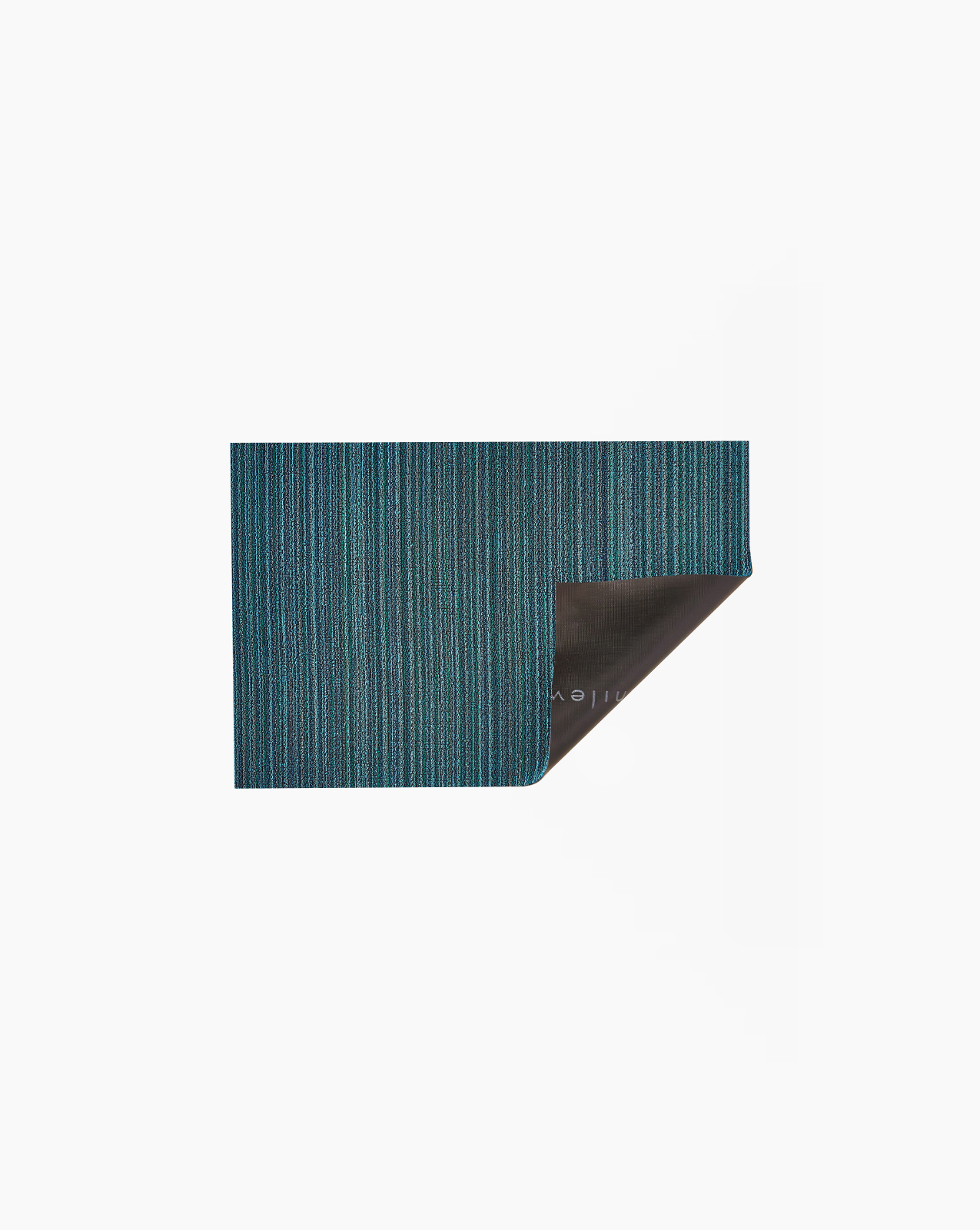 Dørmatte Skinny stripe, turquoise 46x71 cm