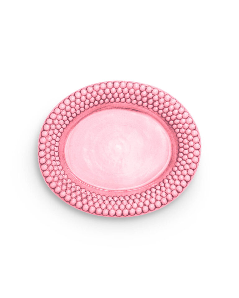 Mateus bubbles pink servise interior interiorbutikken interior design nett web Pink Bubbles Oval Platter cm