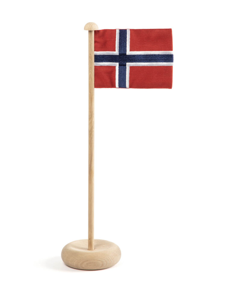 interiorbutikken novoform dekor pyntegjenstander bordflagg norge norsk flagg Norwegian Table Flag
