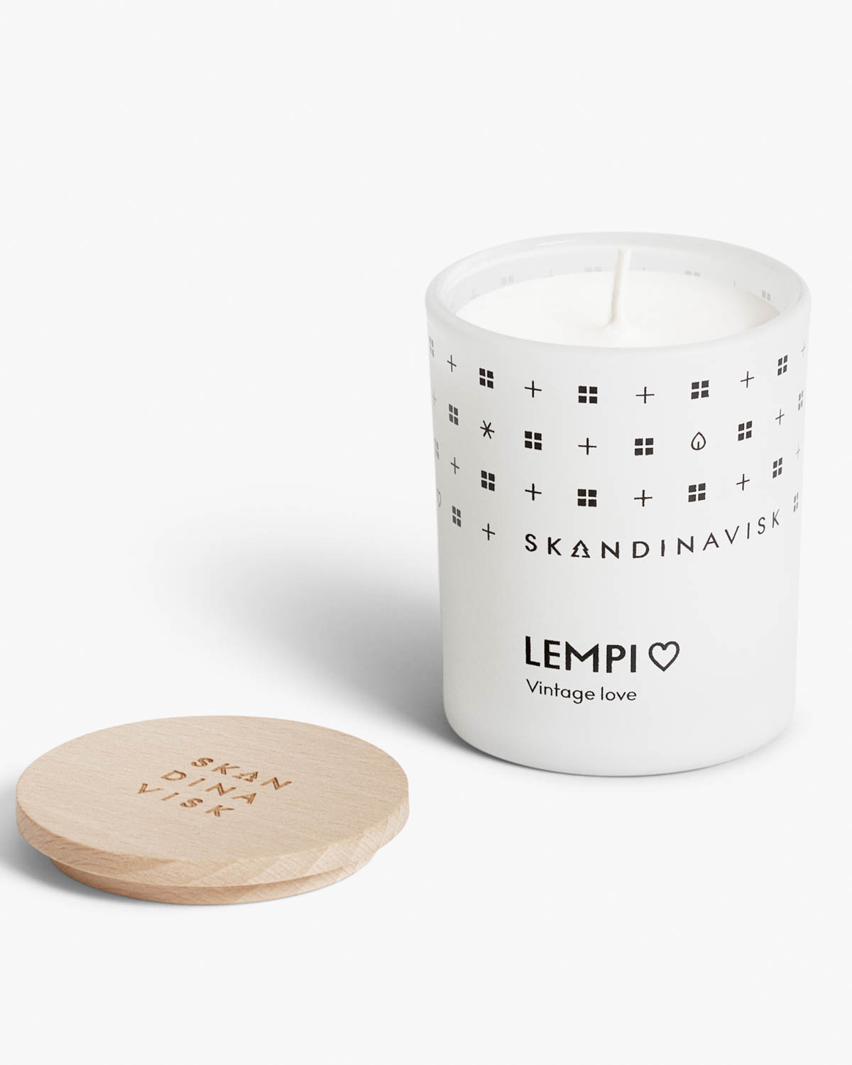 interiorbutikken skandinavisk hjem fritid livsstil duftlys scented candle g lempi interior design nett web LEMPI CANDLE G TRANSPARENT