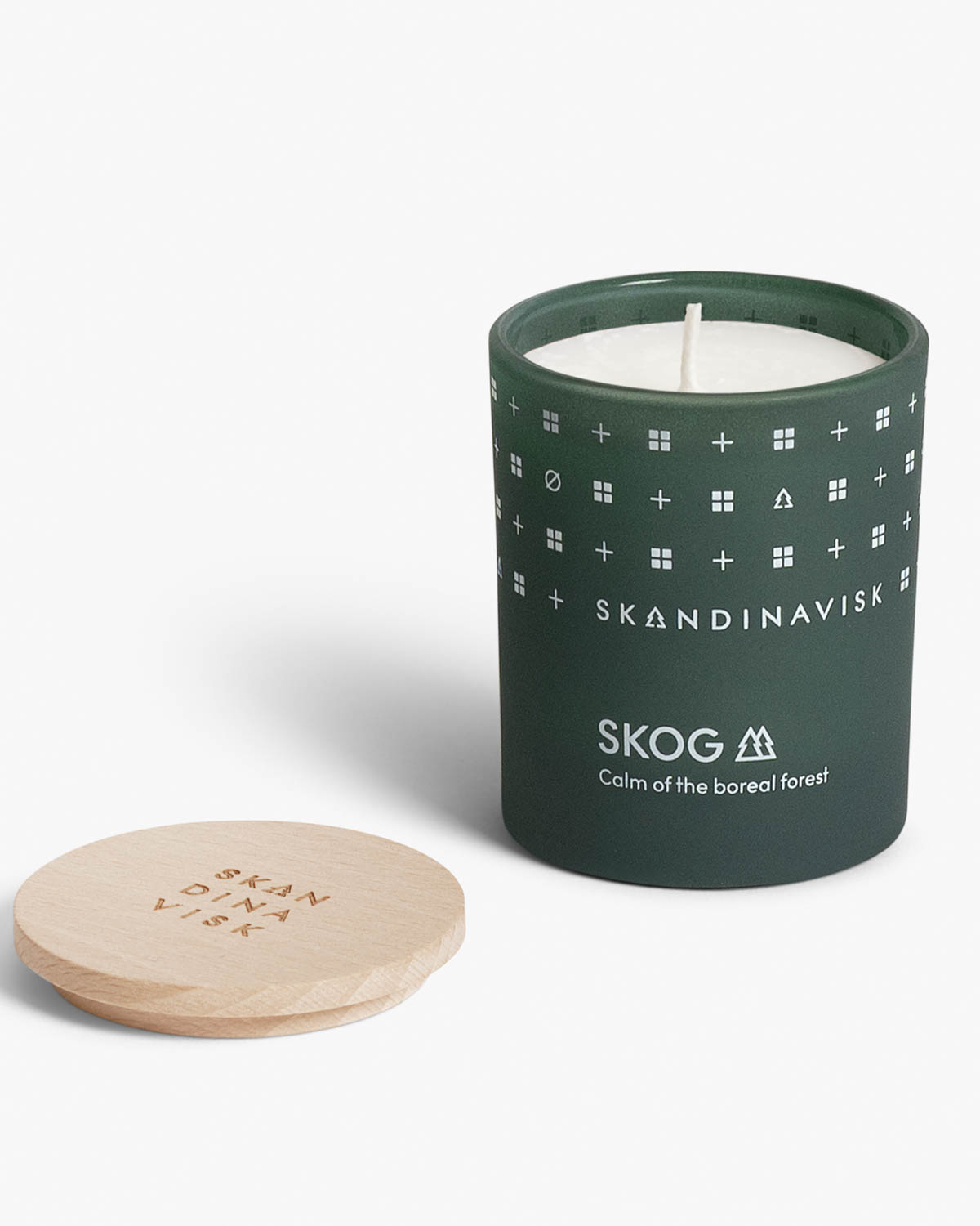 interiorbutikken skandinavisk hjem fritid livsstil duftlys scented candle g skog interior design nett web SKOG CANDLE G TRANSPARENT