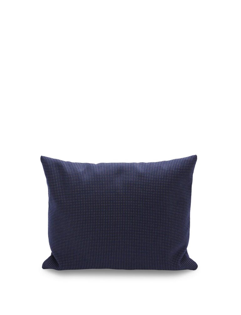 Barriere Pillow x, Dark Blue Sand Checker