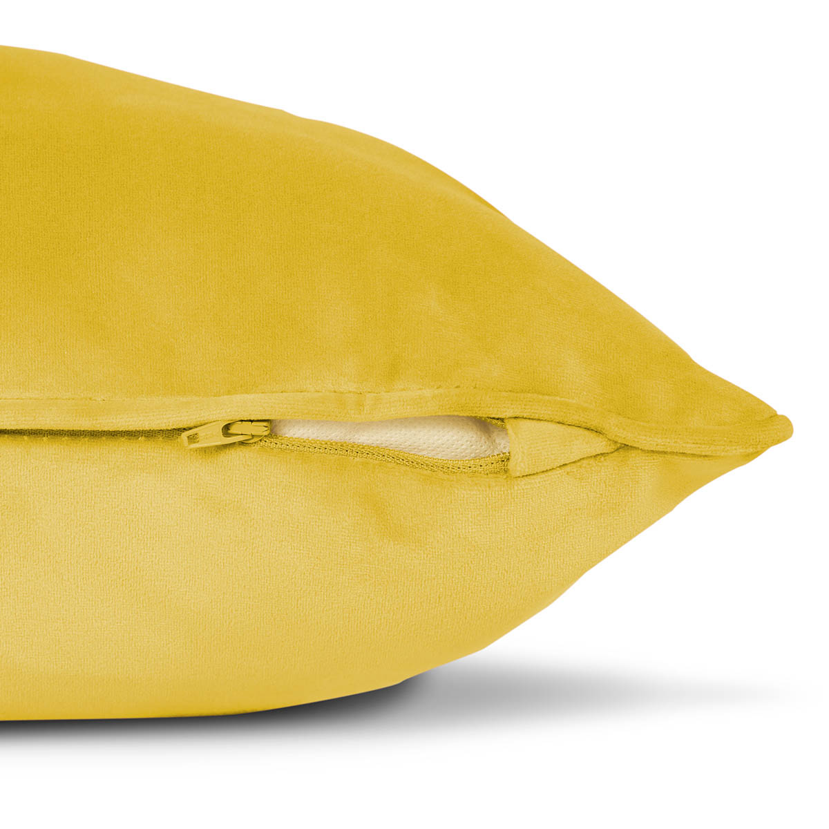 FATBOY pillow king velvet recycled close up gold honey