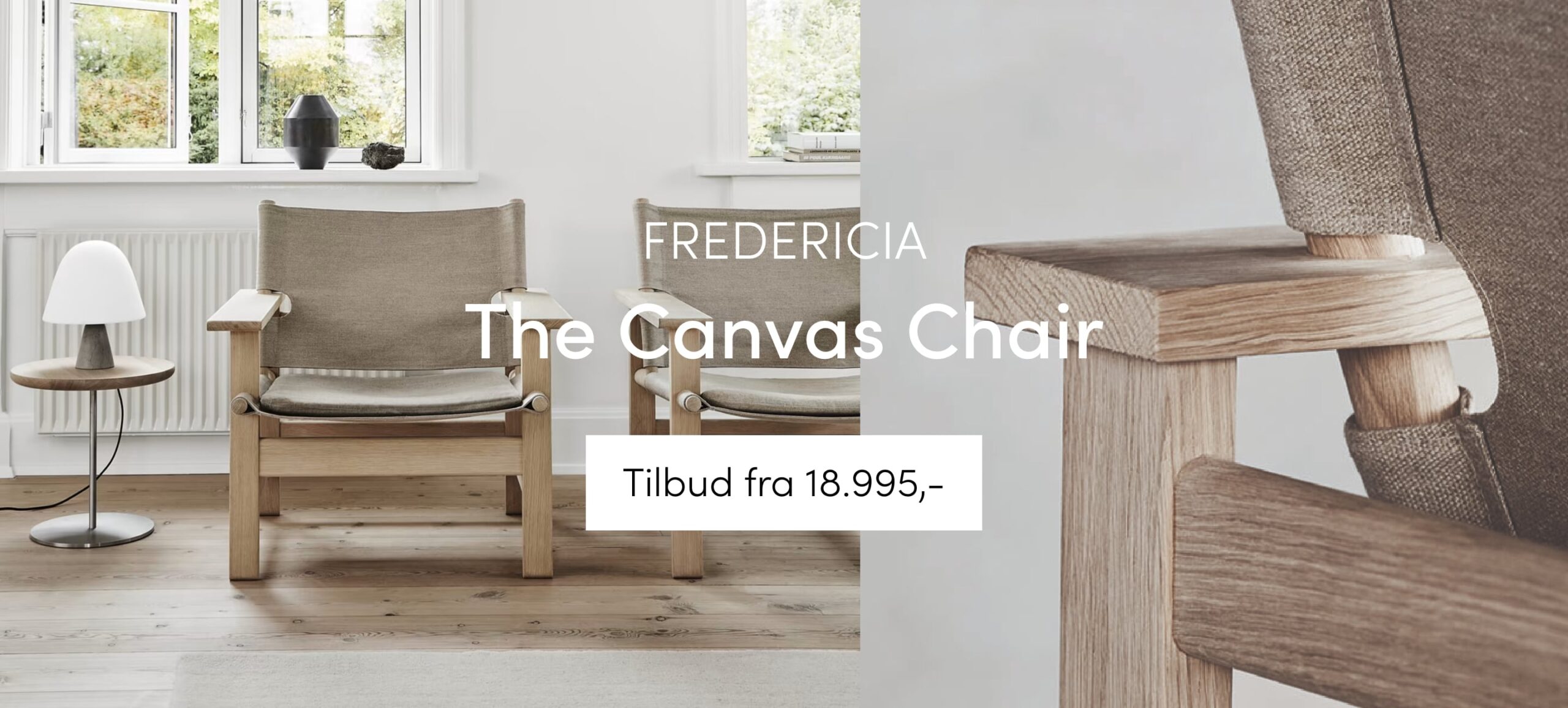Tilbud på The Canvas Chair fra Fredericia